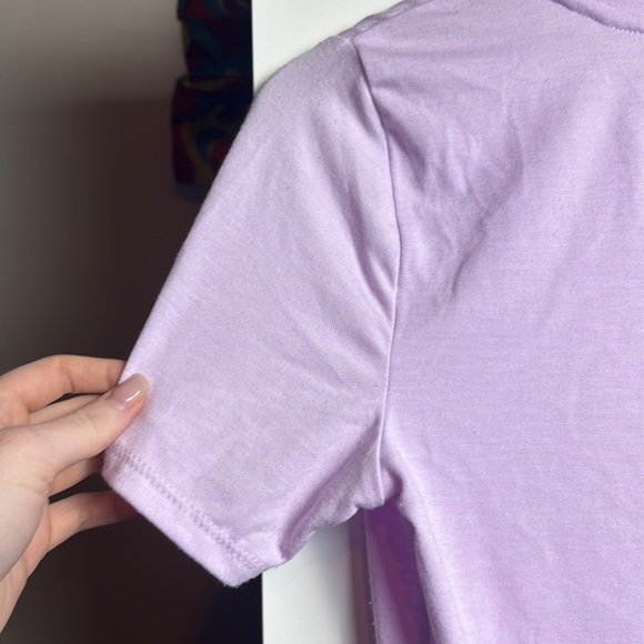 APT.9 XS Purple Short Sleeve Tee Shirt - Picture 8 of 9